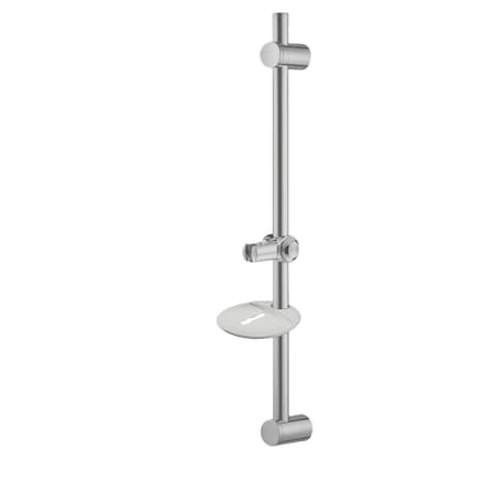 Kingston Brass Shower Slide Bar, Brushed Nickel, Wall Mount KX2528SG